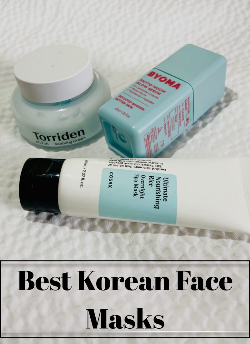 Korean face mask for dry skin